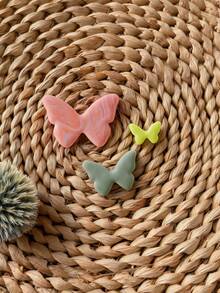 Butterfly Polymer Clay Cutters, Delicate Wing Shapes In 3 Sizes For Layered Handmade Earring Craft Supplies - White - View 5