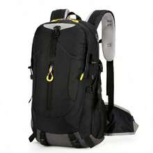 Large 30L Capacity Backpack, Suitable For Hiking, Camping, Travel, Transport, Unisex, Lightweight, Suitable For Mountaineering - Black - View 1