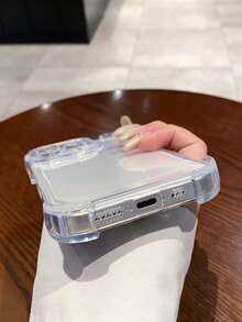 經典極簡透明相機孔防摔軟手機殼，適用於 Apple 17、AIR、17PRO、17PROMAX、16promax、14/13、12、11 Pro Max、XS Max、X、XR、8、7、Plus、GalaxyA13 5G S21 FE5G A15 A21S A34 A12 S25 S21U S26 系列及其他機型，可作為生日禮物送給女友、男友或自己使用 - 無色 - 查看 6