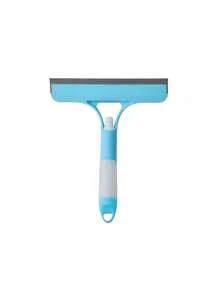 1/2-Piece 3-In-1 Window Cleaner With Integrated Sprayer, Silicone Squeegee And Absorbent Sponge, Cleans Windows, Mirrors And Shower Screens Without Water Marks, Available In White, Blue And Yellow, Multifunctional Household Cleaning Tool - 藍色 - 查看 12