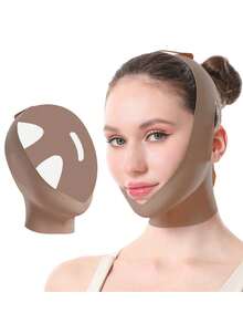 1 Women's Face Mask, V-Shape Lifting Face Band, Face-Lifting Mask, Sleep Chin Strap, Breathable And Gentle On The Skin, Suitable For Everyday Wear - Multicolor - View 15