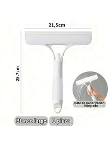 1/2-Piece 3-In-1 Window Cleaner With Integrated Sprayer, Silicone Squeegee And Absorbent Sponge, Cleans Windows, Mirrors And Shower Screens Without Water Marks, Available In White, Blue And Yellow, Multifunctional Household Cleaning Tool - Putih - View 11