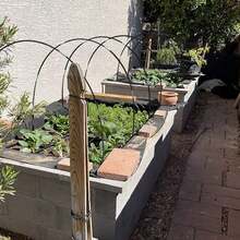 18/30 Piezas, Aros de Invernadero, Aros de Jardín, Para Marco de Soporte de Túnel de Jardín Resistente, Adecuado para Jardines, Granjas, Patios, Invernaderos Agrícolas - negro - Ver 6