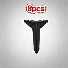 8pcs Modern Style Furniture Legs, Metal Material, Suitable For DIY Assembly Or Replacement Of Bedside Cabinets And Other Furniture - Multiple Styles - View 6