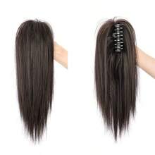 Waterfall High Crown Voluminous Ponytail Hair Extension Clip-In Short Ponytail Braid HA2886 - Multicolor - View 6