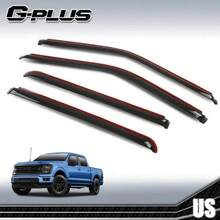 Fit 15-24 F150 SuperCrew Window Visor In Channel Rain Guards Vent Shade,Window Vent Visor Rain Guards G-PLUS - 1 - View 1