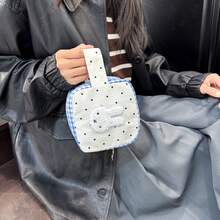 1 buah Tas Tangan Kelinci Miffy Motif Polkadot Gaya Korea, Tas Penyimpanan Kamera, Tas Kosmetik Portabel Kapasitas Besar. Hadiah Tahun Baru, Hadiah Hari Valentine, Hadiah Paskah [Model Acak] - MultiWarna - View 3