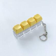 15pc Fidget Keyboard Keychain – Colorful Macaron Fidget Toy For Stress Relief, Eye-Catching Party Favor & Gift For Friends - one-size - View 11