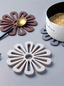 Miếng lót bàn tròn bằng silicone chịu nhiệt chống trượt cho bàn bếp, chất liệu nylon cách nhiệt dùng cho món ăn nóng, nồi và cốc, đồ dùng nhà bếp thiết yếu phù hợp cho bộ dao nĩa, dụng cụ nấu ăn và cây cảnh, dành cho nam và nữ - Nhiều màu - Xem 7