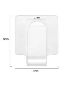 3pcs/2pcs/1pc Acrylic Nail Art Hand Color Palette. Curved Thumb Design. Fine Craftsmanship. Smooth Surface. Suitable For Hand Painting, Nail Painting And Mixed Color Mixing - View 10
