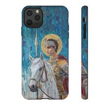 Gran Mártir San Jorge, Matador de Dragones, Funda para   Galaxy, Ícono de Mosaico Bizantino, Cristiano Ortodoxo,  HONOR  OPPO - Multicolor - Ver 3