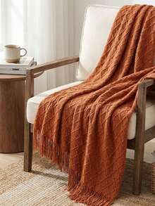 Daybed Cover Sets - Tassels In the Shape Of Small Diamonds, Caramel Colored. - View 2