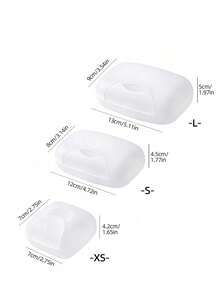 Transparent Soap Box, Portable Waterproof Leak-Proof Soap Box, Suitable For Bathroom, Camping, Gym, Travel, Home Bathroom Decor, Autumn Decor And Back To School Season - A - View 3