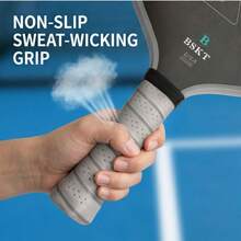 BSKT 1 Set 2pcs T700 Carbon Fiber Professional Pickleball Paddle Set, Outdoor Court Professional Pickleball Tournament Competition Training, Adult Competitive Sports, High Rigidity T700 Carbon Fiber Integrated Paddle Face, High Density Shock-Absorbing Core, Wide Non-Slip Sweat-Absorbing Handle, Lightweight Low Vibration Feel, Rapid Ball Rebound, Impact-Resistant Paddle Surface, 2-Paddle Set Suitable For High-Intensity Daily Training - Multicolor - View 7