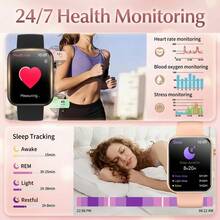 KENPANG Women's Camera Smart Watch, Photo, Video And Audio Recording, 512MB Memory, 1.91-Inch HD Display, Bluetooth Call And Notification, Heart Rate/Sleep/Menstrual Cycle Tracking, Multiple Sports Modes, IP68 Waterproof, Fitness Tracker, Compatible With IOS And Android - View 6