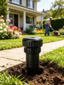 1pc Realistic Sprinkler Head Outdoor Waterproof Hidden Key Storage Box, Suitable For Garden, Lawn And Yard, Waterproof, Anti-Corrosion, Anti-Rust, Suitable For Outdoor Use, Home, Gardening Decoration, Flower Pot And More - One - View 6