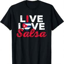 Divertido gráfico de amantes de la salsa WoM1en Gir1ls n Salsa Dance T1S1Hirt - Negro - Ver 1