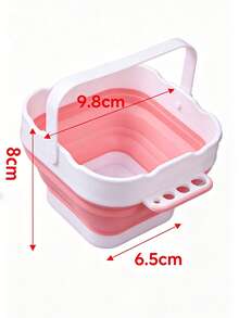 Mini Foldable Paint Brush Cleaning Bucket, Small Portable Handheld Brush Washer, Suitable For Art Students Painting - Multicolor - View 11
