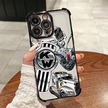 1 pieza Funda de Suave TPU Antigolpes para iPhone 17-11 Ais/E/Pro/Max/Plus Galaxy S20-26 Plus/Ultra, PIXEL, - SJFS-BK-DL6DFS2086 - Ver 1
