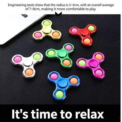 Metal , Sensory Hand Toy - Finger Sensory Stress Reducer - Party Favors, Birthday Gifts, Gift Bag Fillers, Party Prizes,Fidget Toys,Toys,Fidget,Magnet Fidget,Metal Fidget Toys,Magnetic Fidget Toy,Cool Gadgets