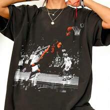 Jalen.Brenson New York Basketball Retro Jersey - 黑色 6 - 查看 1
