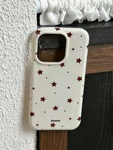 Vintage Black Brown Tortoise Shell Foil Texture Phone Case Compatible With IPhone 16/17 Pro Max, Apple 15 Soft Shell, 14 New 12 Pro Full Coverage 13 Pro Max Shockproof Protective Cover For Women - White - View 3