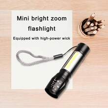 1件/2件裝迷你LED手電筒 USB充電 超亮便攜式戶外緊急照明燈 - 手電筒 - 查看 3