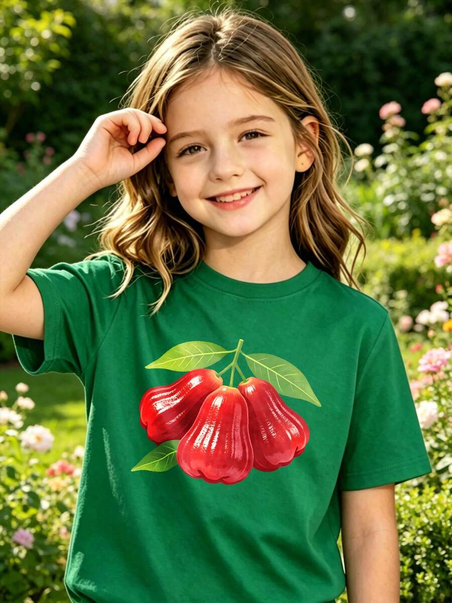 ropa de niño conjuntos para niña conjunto de niña conjuntos de mujer conjunto de niño ropa para niña tops para adolescentes ropa para niña blusas para niña blusas juveniles de moda - Verde - Ver 1