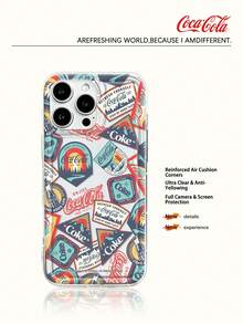 Coca-Cola Classic Phone Case, Vibrant And Passionate, Made Of Lightweight Materials With Anti Drop And Anti Slip Design, Protecting Your Phone Case In Cartoon Anime Style, Compatible With Apple 17, 17 Air,17 Pro,17 Pro Max,11,12,13,15,16 Pro,16 Pro Max,14 Plus,15 Plus,16 Plus,15 Pro,16 Pro Max,XR Waiting For The Model. Suitable For Gifting To Friends And Family - Clear - View 1