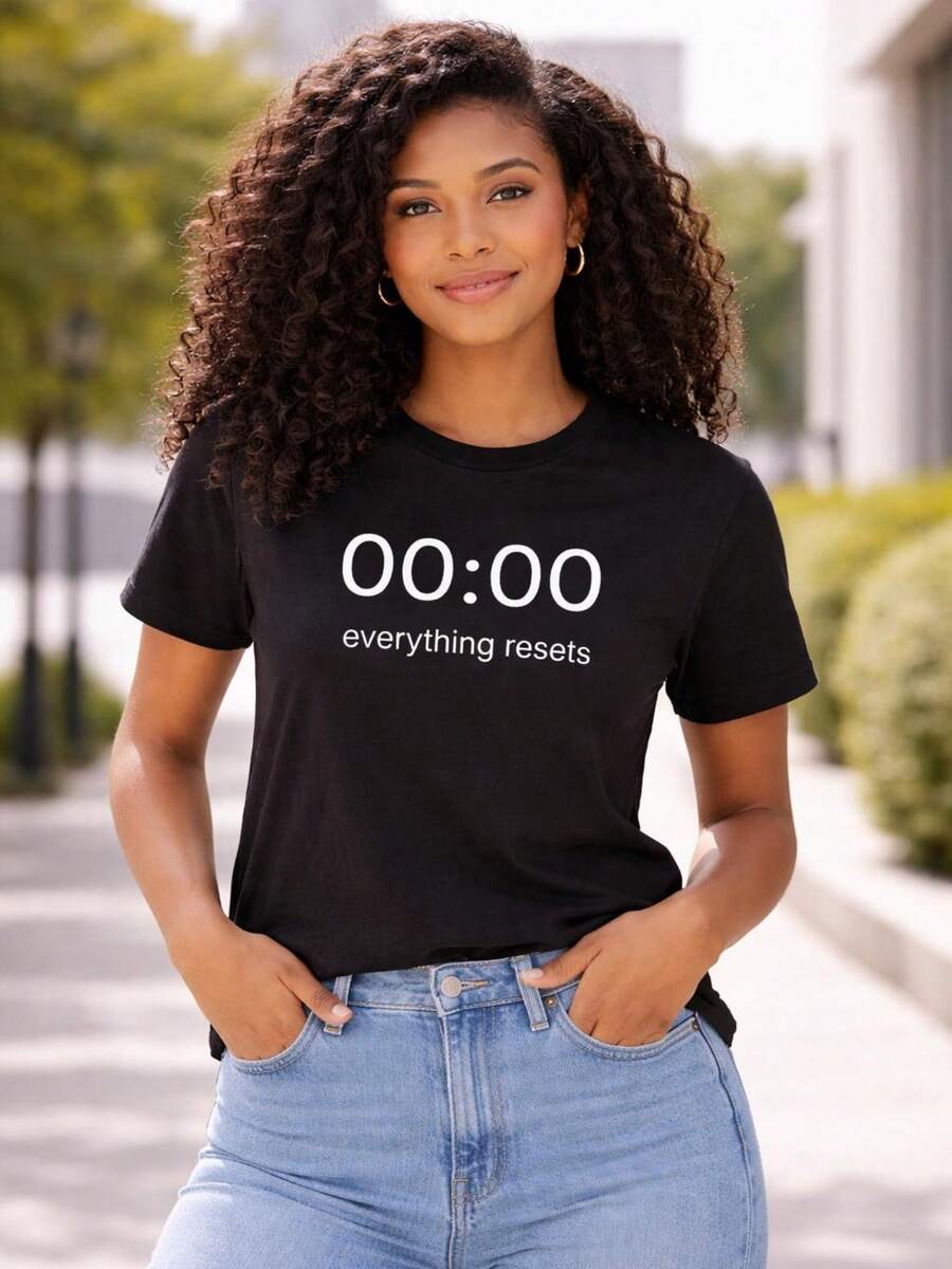 Women T-Shirts - Black - View 1