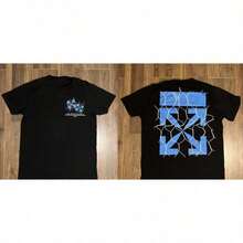 Kurzarm-T-Shirt Off-White Fence Arrows mit grafischem Aufdruck, Größen S-5XL - Stil1 - Übersicht 1