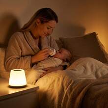LED床頭睡眠小夜燈，USB充電接口，3色可調光，觸控開關感應，小巧桌面燈，柔和照明，助眠寧靜，便攜易擺放，適用於客廳、臥室、廚房、露營、餐廳等多種場景 - 小夜燈 - 查看 5