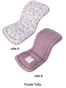 1 pieza Cojín cómodo para silla de paseo de bebé, almohadilla reversible para trona - Multicolor - Ver 19