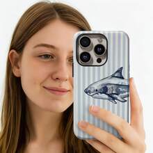 Funda para Teléfono con Diseño de Vida Marina, Tortugas y Criaturas Marinas para  17/16/15/14/13/12/11 Pro Max y  Galaxy S26/S25/S24/S23/S22/S21.  HONOR  OPPO - Multicolor - Ver 6