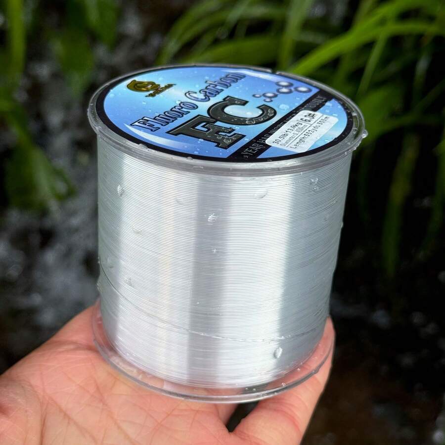 High-Strength And Wear-Resistant Monofilament Fishing Line 505M-552YDS Transparent Fluorocarbon Line, Fast Water Cutting, Anti-Curling, Durable Main Line 0.165mm-0.475mm, Multiple Models Available, Suitable For Various Fishing Scenes - White - View 1