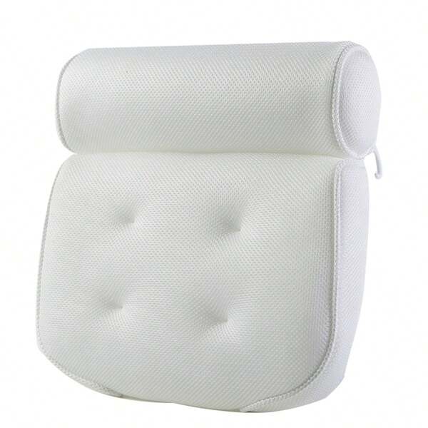 Aimall Home 3D Mesh Bath Pillow Back Neck Support Bathtub Spa Hot Tub Suction Cups New AU