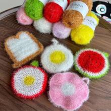 50g Glass Fiber Yarn DIY Shiny Metallic Gold Yarn For Knitting Dishcloths, Handmade Bags, Dolls And Decoration - 50g Glass Fiber - View 13