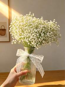 40 piezas/20 piezas/10 piezas/1 pieza Flores artificiales de aliento de bebé blanco, sueltas, adecuadas para decoración del hogar, decoración de mesa, arreglo floral DIY, boda, decoración de jardín, boda, ramo, decoración de jarrón, fiesta del Día de San Valentín, habitación, decoración de sala de estar, decoración de otoño - Blanco - Ver 6