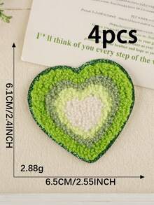 Strong Adhesive Heart-Shaped Self-Adhesive Embroidery Patch, Shiny Embroidery Patch, Suitable For Teenagers, Can Quickly Decorate Jackets, Hats, Towels, Bags, Jeans, Backpacks, Coats, Essential Accessory For DIY Clothing Accessories And Home Decor - Embroidery Patch - View 14