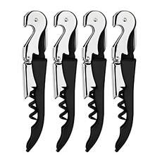 Professional Waiters Corkscrew Wine Key, Heavy Duty Stainless Steel Bottle Opener With Foil Cutter, Ergonomic Black Grip For Sommelier Bartender Gift - View 13