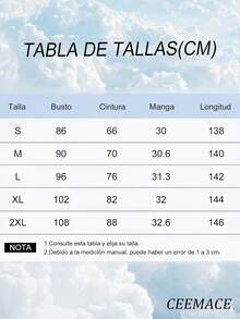 Vestidos Casuales para Mujer Verano Largo Mangas Abullonadas con Cordón Estampados Únicos para Cita Vacaciones - Marrón - Ver 7