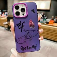 Funda para teléfono: Que La Mif P-PNL, funda para teléfono con diseño de corazón estilo Hip Hop francés, adecuada para iPhone 17 17e 16e 16 15 14 13 12 11 Mini Pro Max Air X XR XSMAX 8 7 Plus, cubierta trasera mate anticaída. - Color mixto 1 - Ver 3
