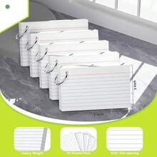 250 White Index Cards With Rings, 3 X 5 Inch, Thick Lined Index Cards, Suitable For School, Office Supplies And Home Organization, Durable Study To-Do List Note Cards With Lines - Sets - View 2