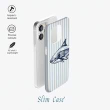 Funda para Teléfono con Diseño de Vida Marina, Tortugas y Criaturas Marinas para  17/16/15/14/13/12/11 Pro Max y  Galaxy S26/S25/S24/S23/S22/S21.  HONOR  OPPO - Multicolor - Ver 3