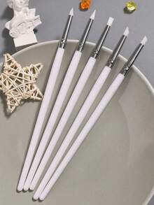Pink Clay Carving Tools, Professional Polymer Clay Modeling Pens, Multi-Shape Tip Hand Carving Brushes, DIY Art Pottery Carving Shaping Tools, Suitable For Adult Beginners, Home School Craft Accessories, Art Handicraft Gift Nail Art Equipment - Nail Tool Pen - View 5