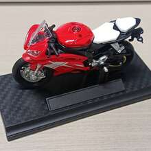 Model Sepeda Motor Kawasaki H2R Alloy Skala 1:18 - Model Balap Detail dengan Stand Pajangan, Cocok untuk Koleksi dan Permainan Remaja - 14 Buah Mainan - MultiWarna - View 9