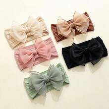 5pcs Multi-Color Baby Headbands, Soft & Elastic, Breathable, Suitable For All Seasons, Perfect Gift, Ideal For Photo Shoots - Multicolor - View 13