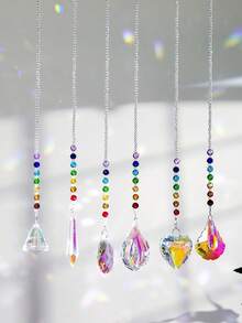 1 Caja de Juego de Cuentas de Cristal AB - Tamaños Surtidos 3/4/6/8/10mm, Cuentas Espaciadoras Facetadas para Hacer Joyas DIY, Pulseras & Colgantes - A - Ver 5