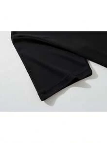 Camiseta casual para hombre con estampado de anzuelos Gamakatsu, estampado de doble cara a, ligera y elástica, corte regular, adecuada para ropa casual de verano,  de moda - Negro - Ver 4