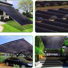 Outdoor Sunshade Net, UV Protection, Durable Sun Canopy, Suitable For Travel, Picnic And Pool, Multiple Sizes Available - Black - View 9